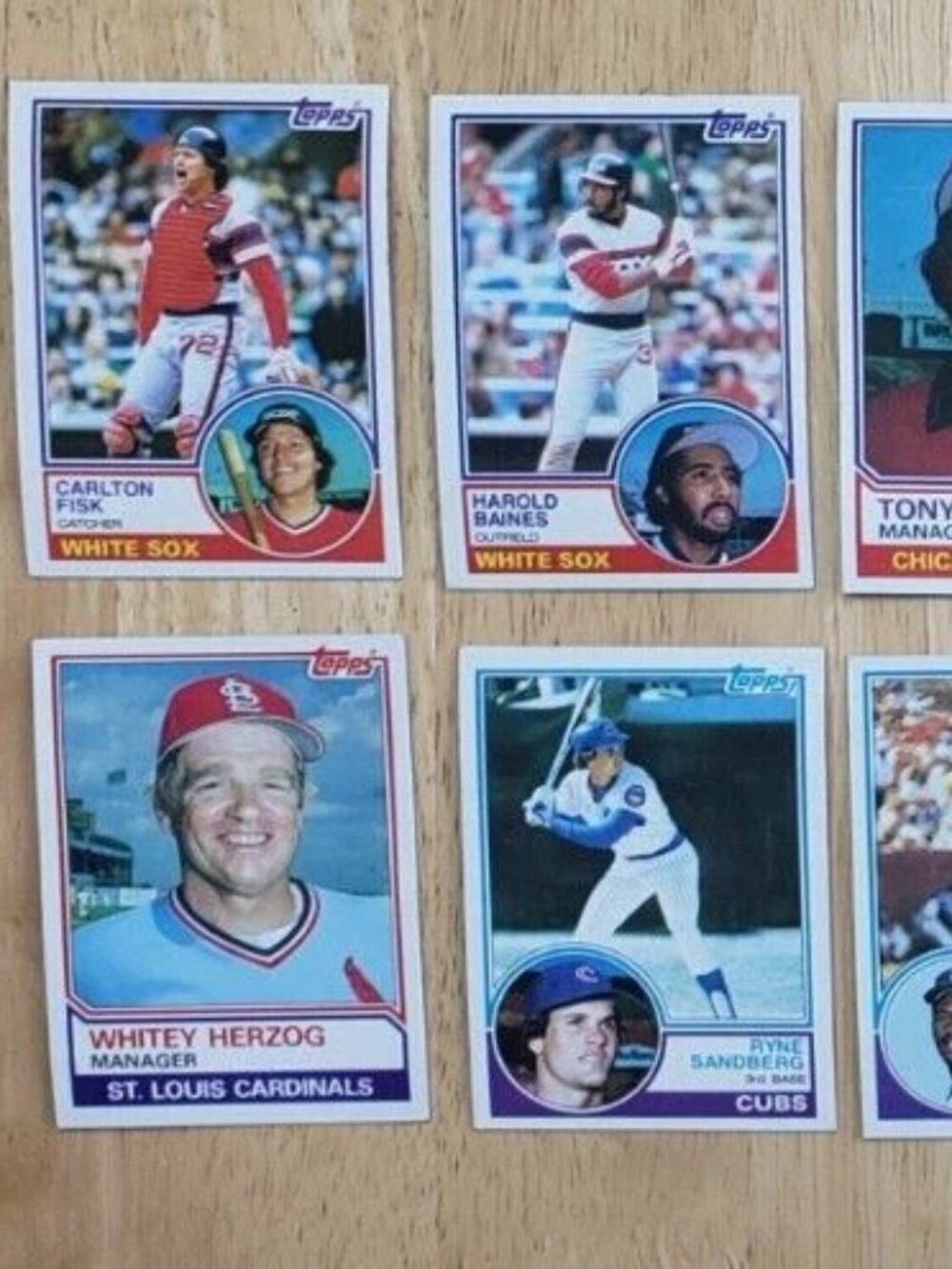 Lot of 387 1983 MLB Baseball Cards W/20 HALL OF FAMERS